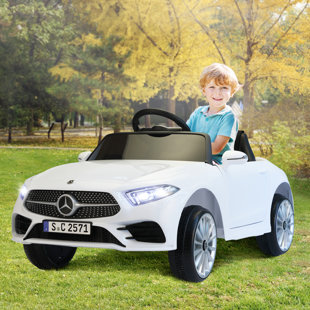 TOBBI_TOYS Electric 6V Mercedes-benz Kid’s Car with Remote Control, Music, LED Lights for kids 3-8