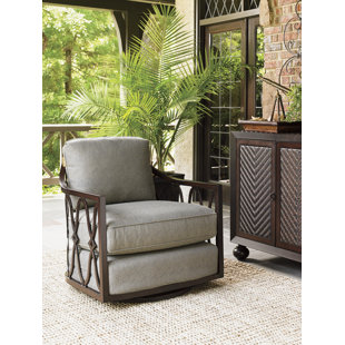 TOMMY BAHAMA OUTDOOR Royal Kahala Swivel Metal Outdoor Lounge Chair with