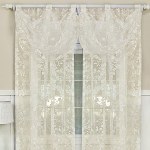 ELRENE HOME FASHIONS Berkshire Floral Ruffled Window Valance