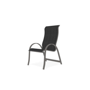 TELESCOPE CASUAL Aruba II Sling Aluminum Frame Supreme Stacking Arm Chair