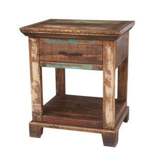 MILLWOOD PINES Freelon Solid Wood Nightstand