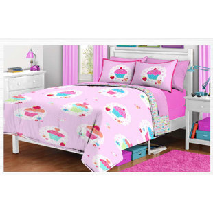 LINEN DEPOT DIRECT Cherry Tart 2 Piece Twin Comforter Set