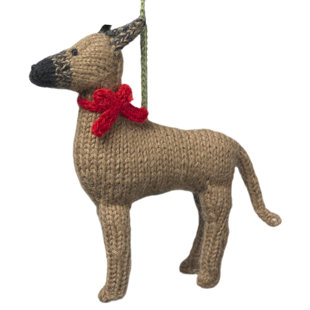 Arcadia Home Great Dane Hand-Knit Ornament