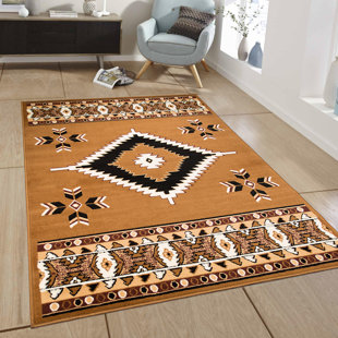 MILLWOOD PINES Farryn Performance Brown Rug