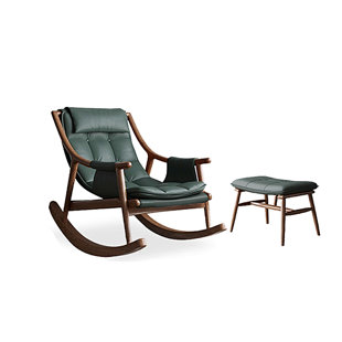 CHAIRVOGUE Luxury Ergonomic Rocking Chair Solid Wood Rocking Chair