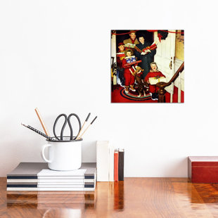 THE SEASONAL AISLE Norman Rockwell - Print on Canvas