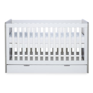 ICKLE BUBBA Pembrey Cot Bed, Under Drawer & All Seasons Premium Pocket Sprung Mattress