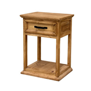 MILLWOOD PINES Fredson Solid Wood Nightstand