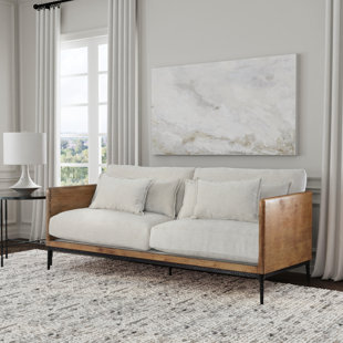 CLASSIC HOME Renfrow Reclaimed Wood Sofa