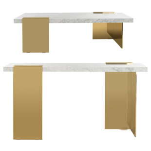 SAFAVIEH COUTURE Mycha 2 Piece Living Room Table Set