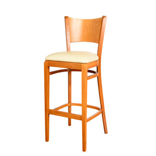 BESEATING Triangle Solid Wood 30" Bar Stool