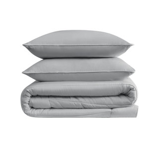 Christian Siriano NY® Cotton Sateen Grey King 3 Piece Comforter Set