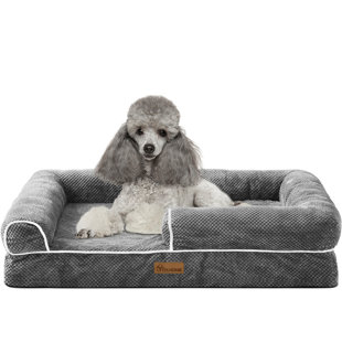 BALCONERA Bolster Grey Dog Bed