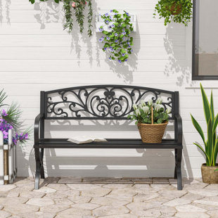 SOL 27 OUTDOOR Aalexis Steel Park Bench