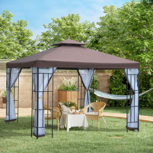 DAKOTA FIELDS 3m x 3m Metal Patio Gazebo