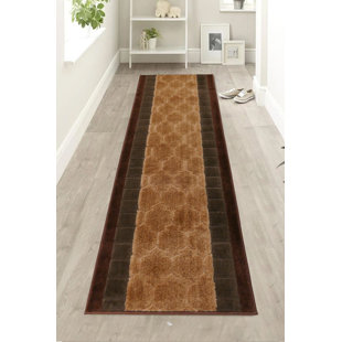 PURHOME Abstract Trellis Volley Beige Medium Pile Slip Resistant Rugs