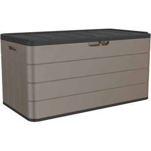 Arts Box Trading 23.62'' W 110 Gallons Water Resistant Resin Cabinet Deck Box