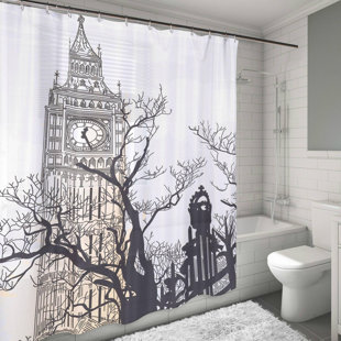 BEN AND JONAH Big Ben Single Shower Curtain