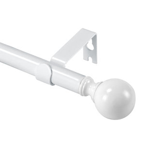 CANORA GREY Plante Adjustable Single Curtain Rod