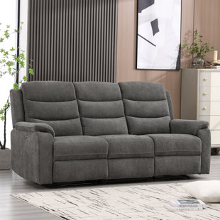 HOKKU DESIGNS Nihar 82.1'' Modern Power Reclining Sofa,Type-C Ports & Wall Recline