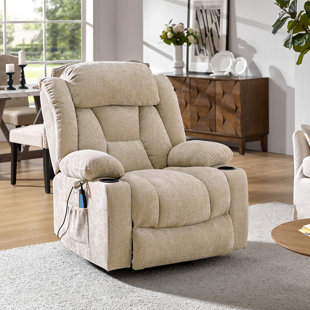 HOKKU DESIGNS Udi Oversized Power Heating Lift Assist Recliner with Massage