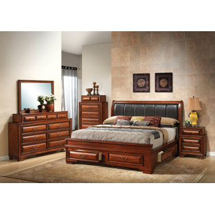 MUTSUMI HOME STUDIO Bloss Solid Wood Piece Bedroom Set