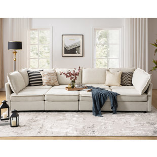 HOKKU DESIGNS Ubertino 8-Piece Extra-Wide Storage Sectional Sofa