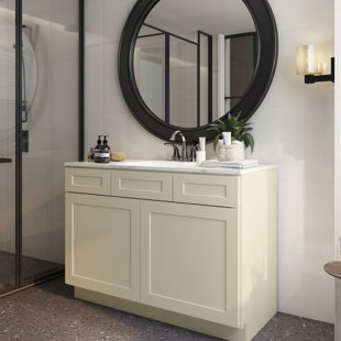 Homeibro Sink Base Cabinet, Soft Closing Doors, For The Laundry Room, Shower Room, Utility Room