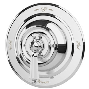 SYMMONS Carrington Shower Valve Trim with Metal Lever Handle