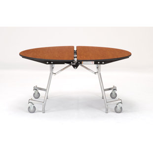 National Public Seating Round Cafeteria Table with Metal Frame