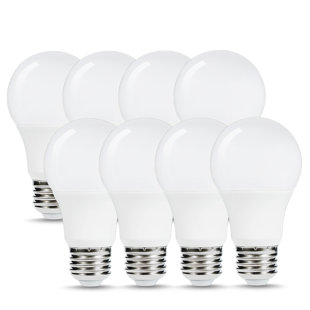 LOHASLED 40 Watt Equivalent A19 E26/Medium (Standard) LED Bulb (Set of 8)