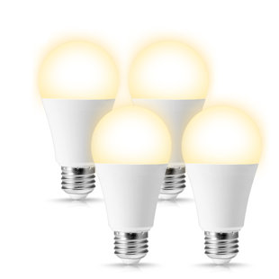 LOHASLED 100 Watt Equivalent A19 E26/Medium (Standard) LED Bulb (Set of 4)