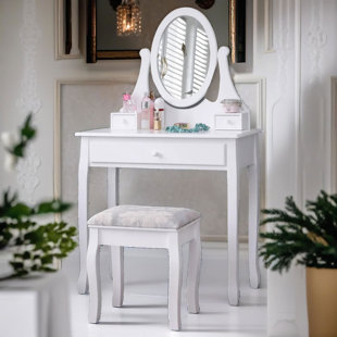 RAFAELO MOBILIA Schminktisch mit Spiegel
