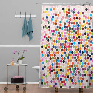 DENY DESIGNS Garima Dhawan Polka Dots Shower Curtain