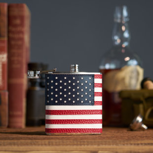 FOSTER & RYE American Flag Flask