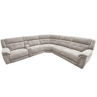 PARKER LIVING Richland 6 - Piece Upholstered Power Reclining Sectional