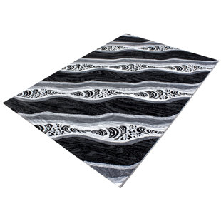 LONGWEAVE Teppich Bristow in Schwarz