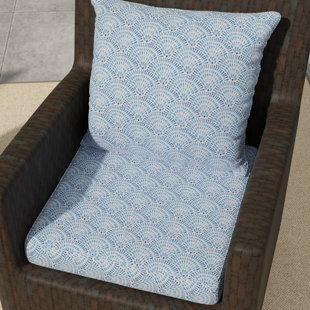 LILLIAN LILLIAN AUGUST Lillian Palm Beach Retro Collection Outdoor 5'' Seat / Back Cushion
