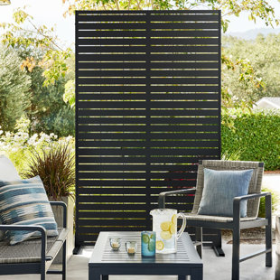 SU ZHOU QI ZHI YUN XIAN DAI WU LIU KE JI YOU XIAN GONG SI Metal Privacy Screen Freestanding Outdoor Privacy Screen for Patio Balcony