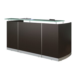 SAFCO PRODUCTS COMPANY Medina Rectangular Wood Reception Desk