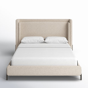 JOSS & MAIN Lenae Upholstered Metal Standard Bed