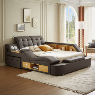 WESTCO FURNITURE Upholstered Sleigh Bed