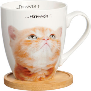 RITZENHOFF & BREKER Mug Animal Cool Wanderlust with Coaster