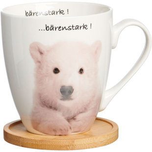 RITZENHOFF & BREKER Strong as a bear mug with a coaster
