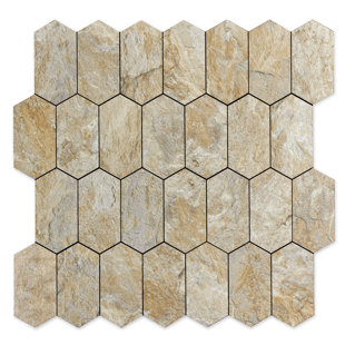 REOVATILE 12.2'' W x 12.6'' L PVC Peel and Stick Mosaic Tile (Set of 10)