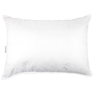 BOKSER HOME Firm 700 Fill Power Luxury White Duck Down White Bed Pillow