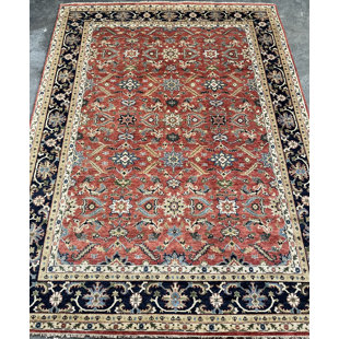 CONTINENTAL RUG COMPANY Heriz RH170-Red/Navy, Royale