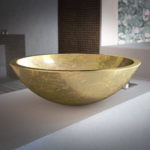 Maestro Bath Circus 19.7'' Polymer Circular Bathroom Sink