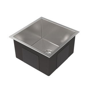 AIMASHA 18'' L Undermount Single Bowl Stainless Steel Kitchen Sink