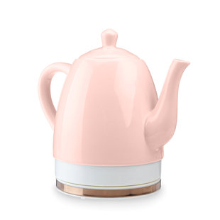 PINKY UP Noelle Pink Ceramic Electric Tea Kettle